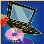 Laptop and CD